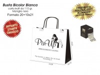 BUSTE IN CARTA BICOLOR BIANCA/NERA 